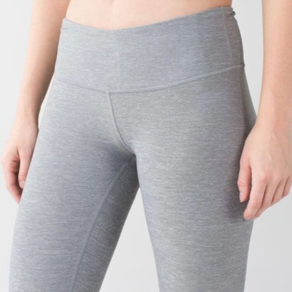 Lululemon Wunder Under Pant III Heathered Slate size 4 - Picture 4 of 11